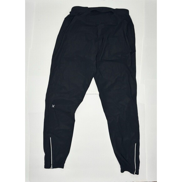 Lululemon Surge Jogger Mens Small Black Pants Ankle Zippers Running Athleisure - Picture 4 of 6